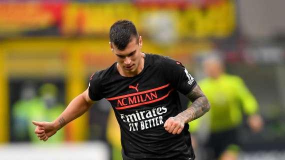 MN - Milan, allenamento personalizzato sul campo per Pellegri. Prosegue spedita la trattativa con il Monaco per il suo riscatto