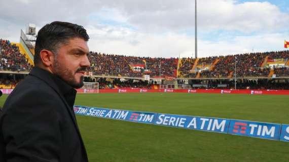 Gattuso a Sky: "Meglio una coltellata che prendere questo gol. Ho visto spirito e voglia, siamo il Milan e dobbiamo fare di più"