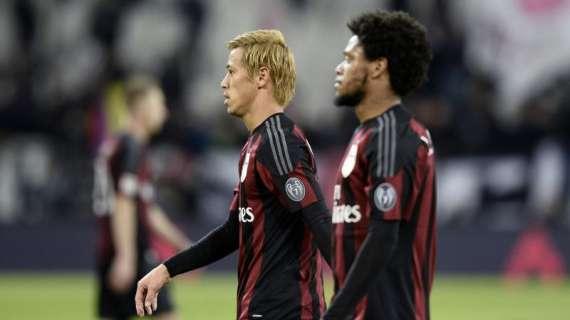 Milan, a gennaio serve anche un attaccante esterno ma prima deve partire qualcuno: Honda e Luiz Adriano i papabili