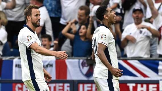 L’Inghilterra si salva in maniera clamorosa: Slovacchia ko 2-1 grazie a Bellingham e Kane