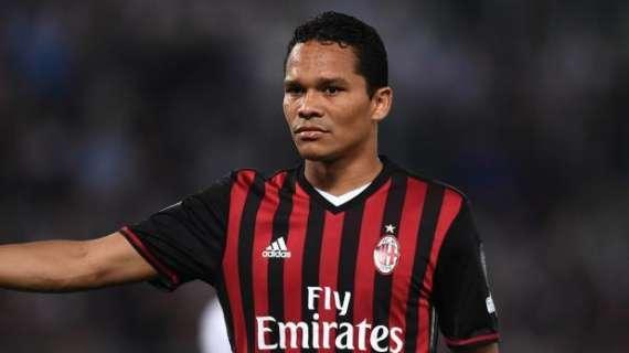 Bacca: "Domani partirò con la squadra per gli USA. Parlerò con la società, ma sono tranquillo"