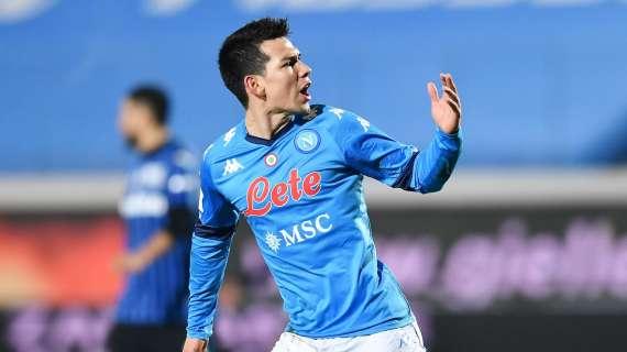 Sky - Napoli, indisponibili Lozano, Manolas e Rrahmani