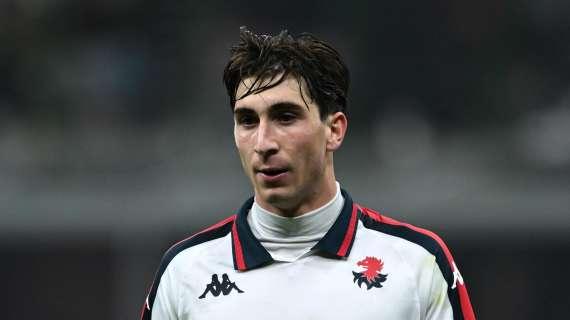 Genoa, Miretti operato alla spalla. Salterà la sfida di lunedì contro il Milan