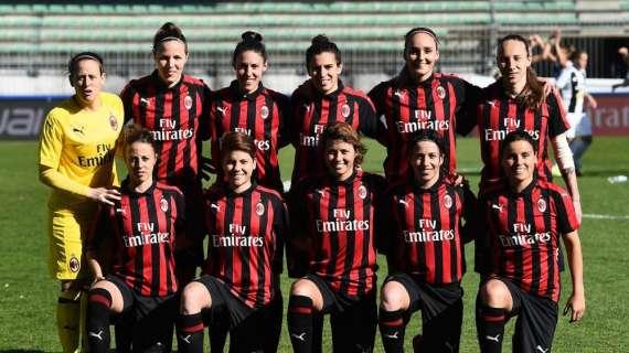 Vismara, le immagini dell'allenamento odierno verso Mozzanica-Milan Femminile