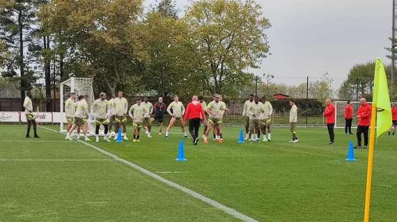 "Verona-Milan in cantiere": le foto dall'allenamento odierno