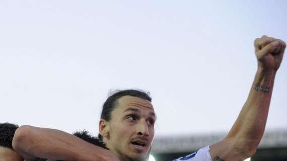 Ibra: "Grande vittoria, pensiamo al derby, se arriva Tevez facciamo segnare anche lui"