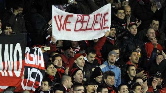 Onore ai duemila Bravehearts rossoneri