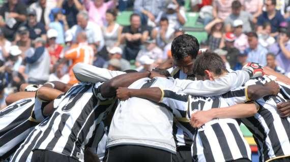 Udinese, ieri allenamento al coperto