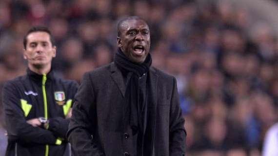 Seedorf a Sky: "La squadra fatica a reagire, ci porremo obiettivi per il campionato. Nella ripresa non c'è stata grinta"