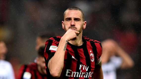 Bonucci a Premium: "Difficili i primi mesi al Milan, non capivamo cosa non funzionasse. Capitano? Spero di farlo al meglio"