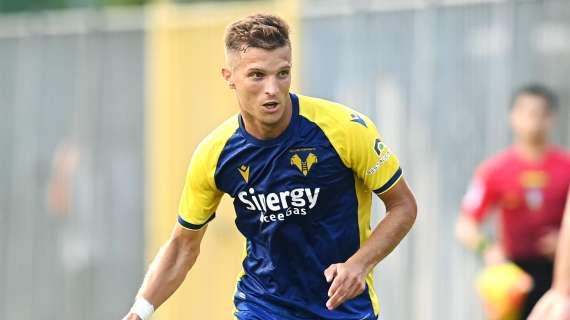 Hellas Verona, lesione al retto femorale per Lazovic. Sovraccarico al soleo per Lasagna