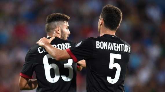 Milan-Sassuolo, le formazioni ufficiali: ci sono Abate e Jack, Cutrone vince il ballotaggio