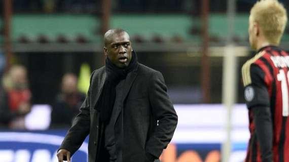 Seedorf a Sky: "C'è una rabbia positiva, un vero peccato aver perso Poli. Milan a due punte? Molto difficile"