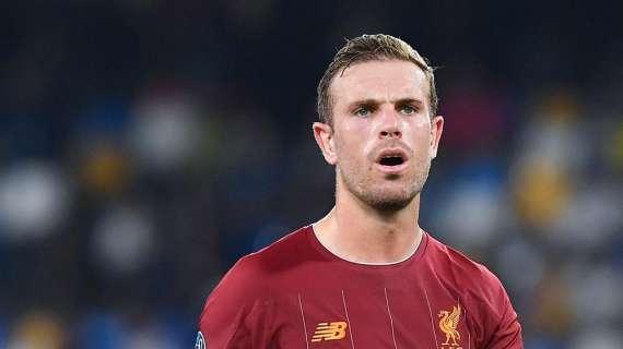 Henderson: "Giocare ad Anfield contro il Milan e con il pubblico sarà speciale"