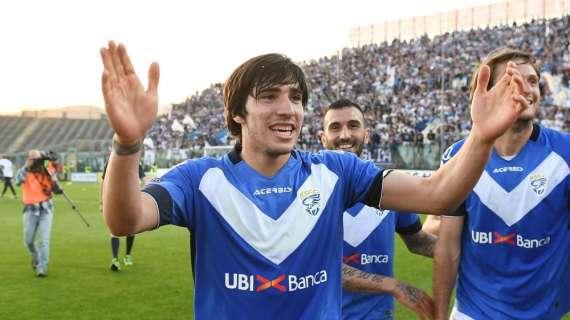 Brescia, Tonali: "Milan o Juve? Non si può dire, magari rimango qua"