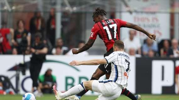 Il Giornale: "Il Milan chiude il cerchio battendo l’Atalanta. Prove di festa scudetto con la danza di Leao"