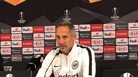 Eintracht, il tecnico Hutter: "Rebic? Per la prima volta un giocatore ceduto a partita in corso"