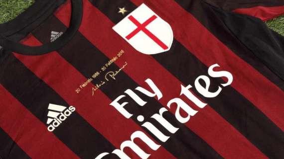 FOTO - 30 anni di Berlusconi, la maglia speciale che verrà indossata in Milan-Torino