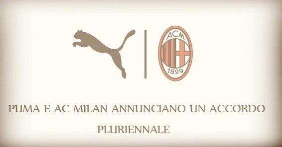 UFFICIALE: accordo pluriennale tra Puma e il Milan. Si parte dal 1° luglio 2018