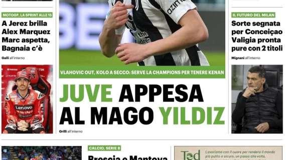 Il QS titola: "Sorte segnata per Conceiçao. Valigia pronta pure con 2 titoli"
