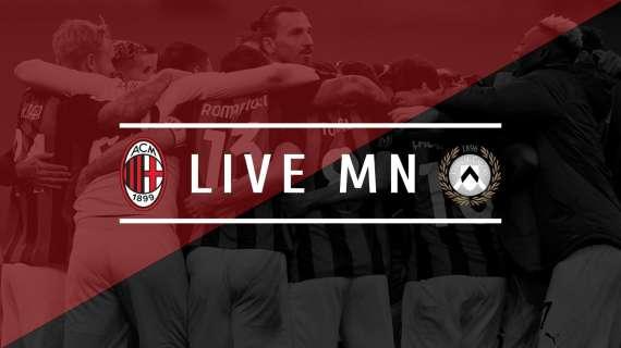 LIVE MN - Milan-Udinese (1-1): Kessie glaciale, evita il KO dal dischetto