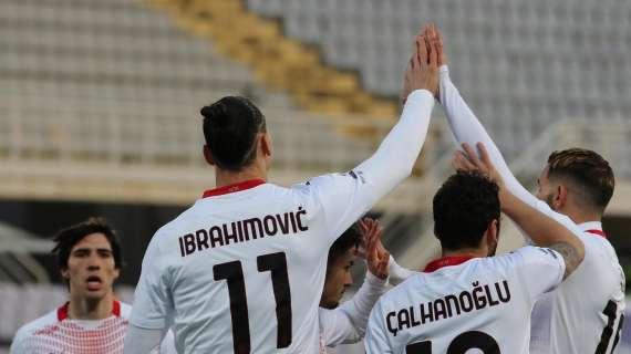 Serie A, Milan da record: 12esima vittoria in trasferta su 14 