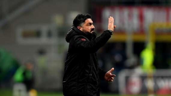Gattuso: "Complimenti ai miei giocatori, stanno dando più di me. 'Chiedete scusa a Gattuso'? Me l'ha fatta sentire mia figlia"