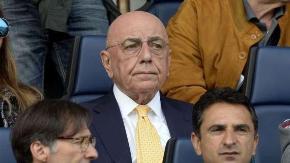 Galliani a Premium: "Giampaolo è stato vicino al Milan. Nella mia lista c'era anche De Boer. Nessun caso Bacca-Montella"