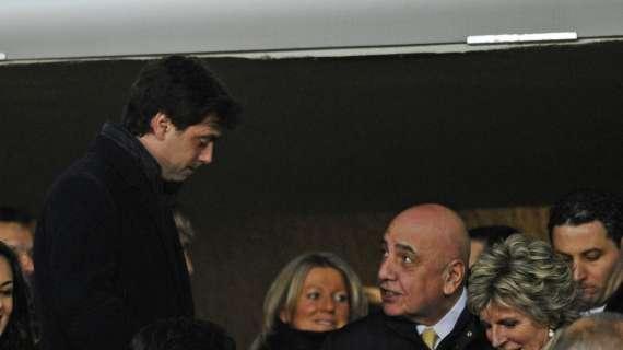 Juve campione, telefonata di complimenti di Galliani ad Agnelli