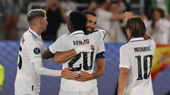 Supercoppa Europea, il Real vince per la quinta volta: eguagliate Milan e Barça