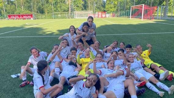 Milan Femminile, l'Under 15 si qualifica alla finale scudetto: quando si gioca la finale