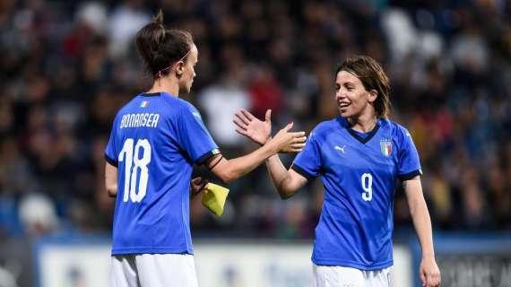 Italia femminile, nel 3-1 alla Svizzera in gol anche la rossonera Sabatino