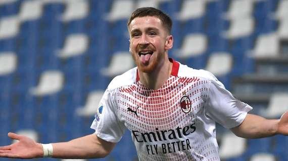 CAG-MIL (0-2): esce Hauge, entra Saelemaekers 