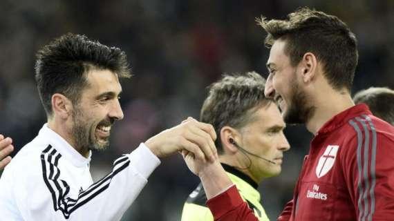 Super Gigio nel giorno di Gigi: Donnarumma vola e rende meno amaro il record di Buffon