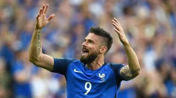 Sky - Milan, oggi contatto positivo per Giroud. Ma il francese deve liberarsi a zero