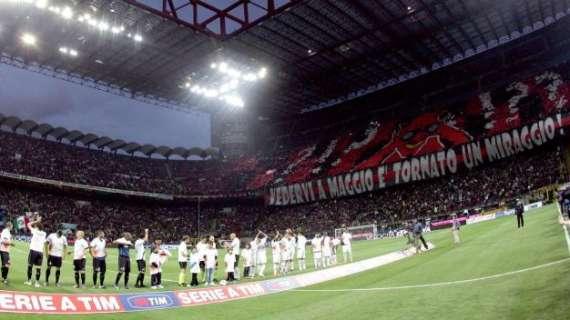 Tempi duri al Milan, stadio vuoto e rischio record negativo
