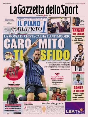 La Gazzetta verso il derby: "Leao a San Siro con la carica dei gemellini"
