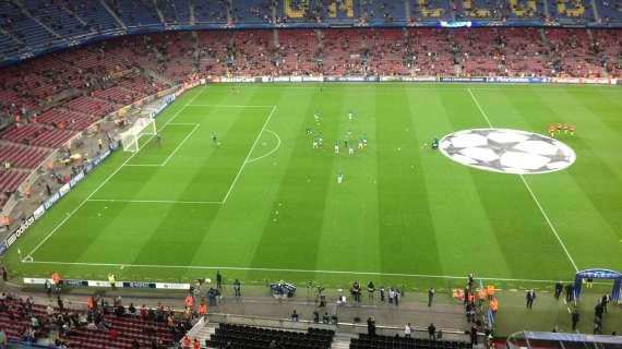 LIVE MN - QUI BARCELLONA - Prepartita, le formazioni ufficiali. Barbara Berlusconi è arrivata al Camp Nou. Squadre negli spogliatoi