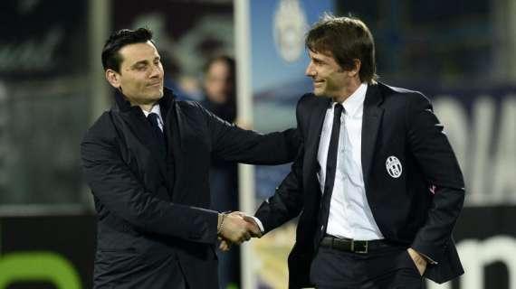 Gazzetta - Milan, Montella sotto esame: le ombre di Ancelotti e Conte sul suo futuro