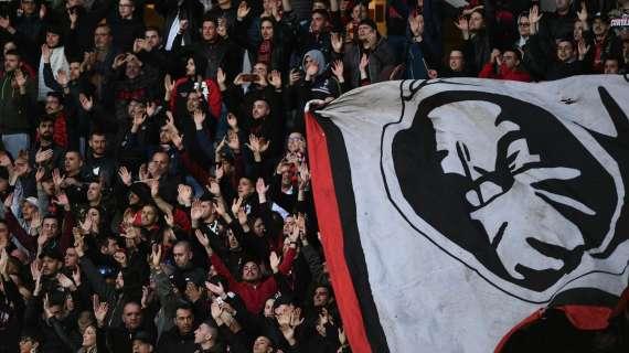 MN - Milan-Atalanta: pronta imponente coreografia della Sud