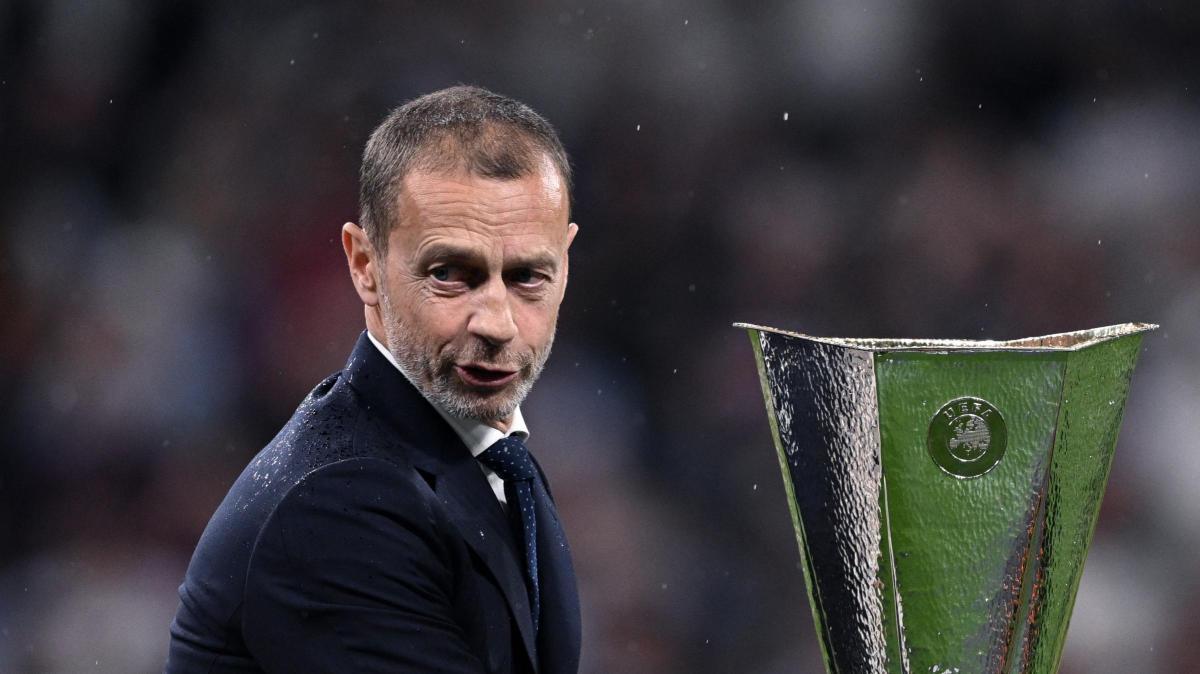 Ceferin: "Infrastrutture nemmeno lontanamente all'altezza del prestigio del calcio italiano"