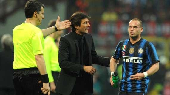 Sneijder contro l'uso dei laser