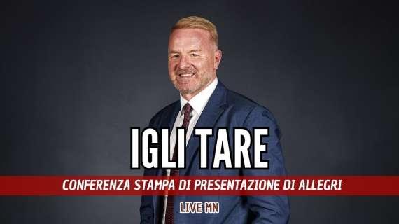 LIVE MN - Tare in conferenza stampa: "Jashari ha il desiderio di giocare con noi, ma dobbiamo rispettare le eventuali scelte del Brugge"