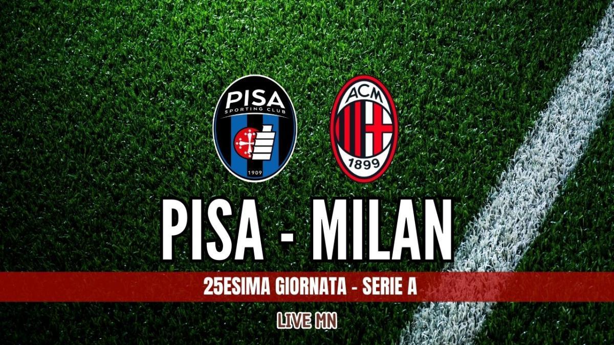 LIVE MN - Pisa-Milan (1-2): rivivi la partita! Modric regala i tre punti al Milan. Espulso Rabiot: salterà il Como