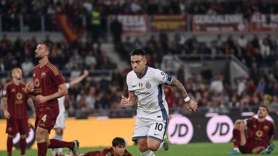 L'Inter perde Chala e Acerbi ma batte la Roma: decide Lautaro