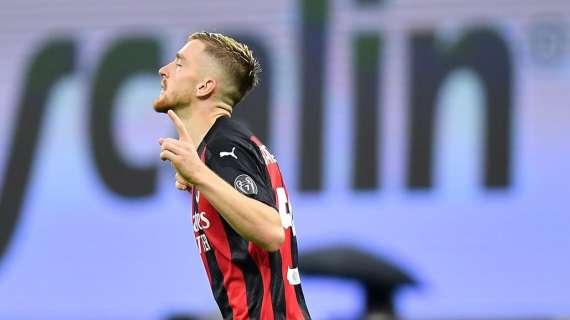 Verso Milan-Sparta Praga: Saelemaekers e Leao in vantaggio su Castillejo e Krunic
