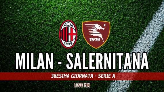 LIVE MN - Milan-Salernitana (3-3): triplice fischio a San Siro. Ora è tempo di saluti