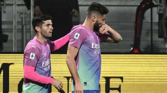 Pulisic grato a Giroud: "Ho imparato molto da te ed abbiamo avuto una grande intesa sul campo"