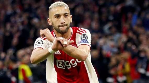 Milan, Ziyech è l’uomo giusto per fascia e trequarti: Maldini punta a strappare il prestito dal Chelsea