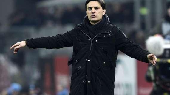Montella a Premium: "Amareggiato ma soddisfatto, abbiamo giocato alla pari contro un grande Napoli"
